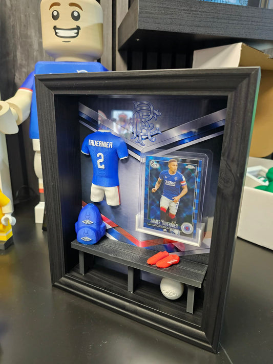 Rangers Tavernier Trading Card Locker Room Frame Numbered 13/75