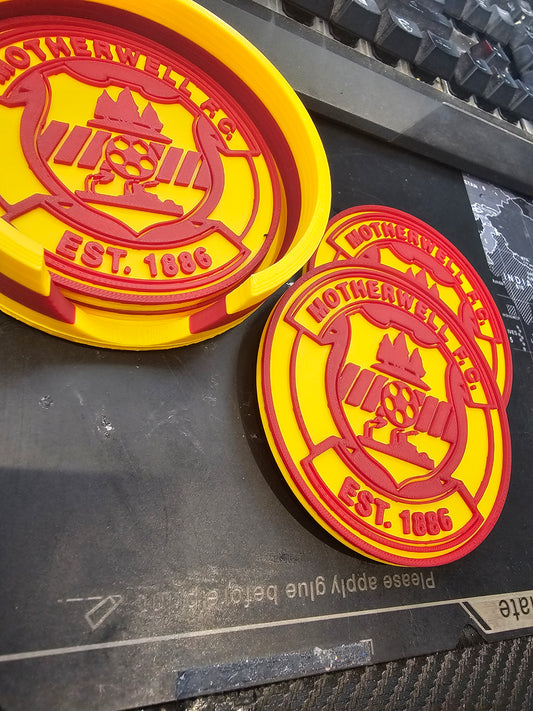 3D PRINTED FOOTBALL THEMED COASTERS