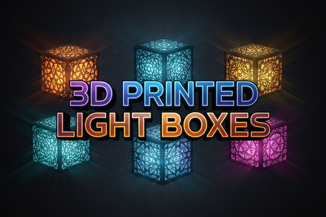 3D FOOTBALL THEMED LED LIGHT BOX