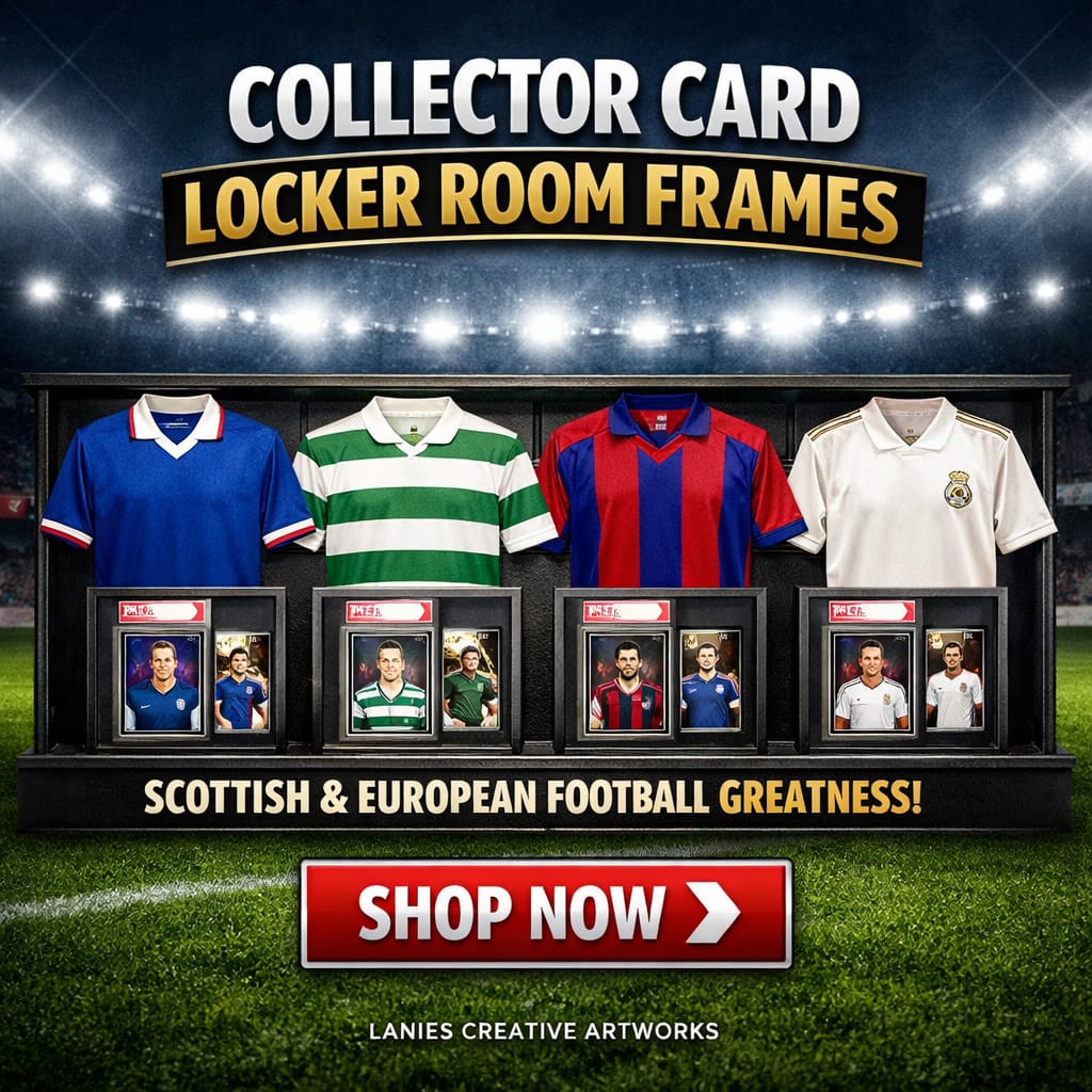 COLLECTORS CARD LOCKER ROOM FRAMES