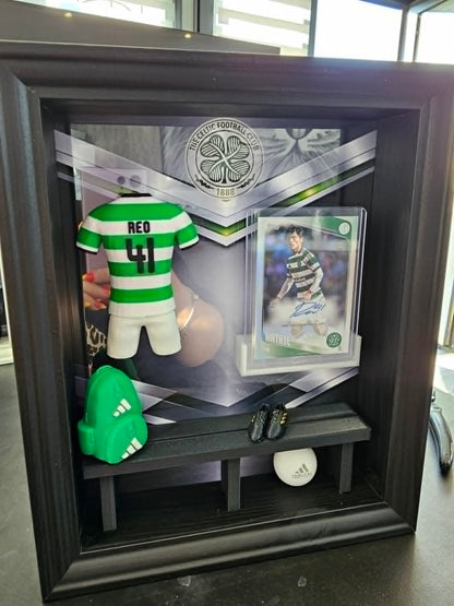 Celtic Hatate Signed Trading Card Locker Room Frame
