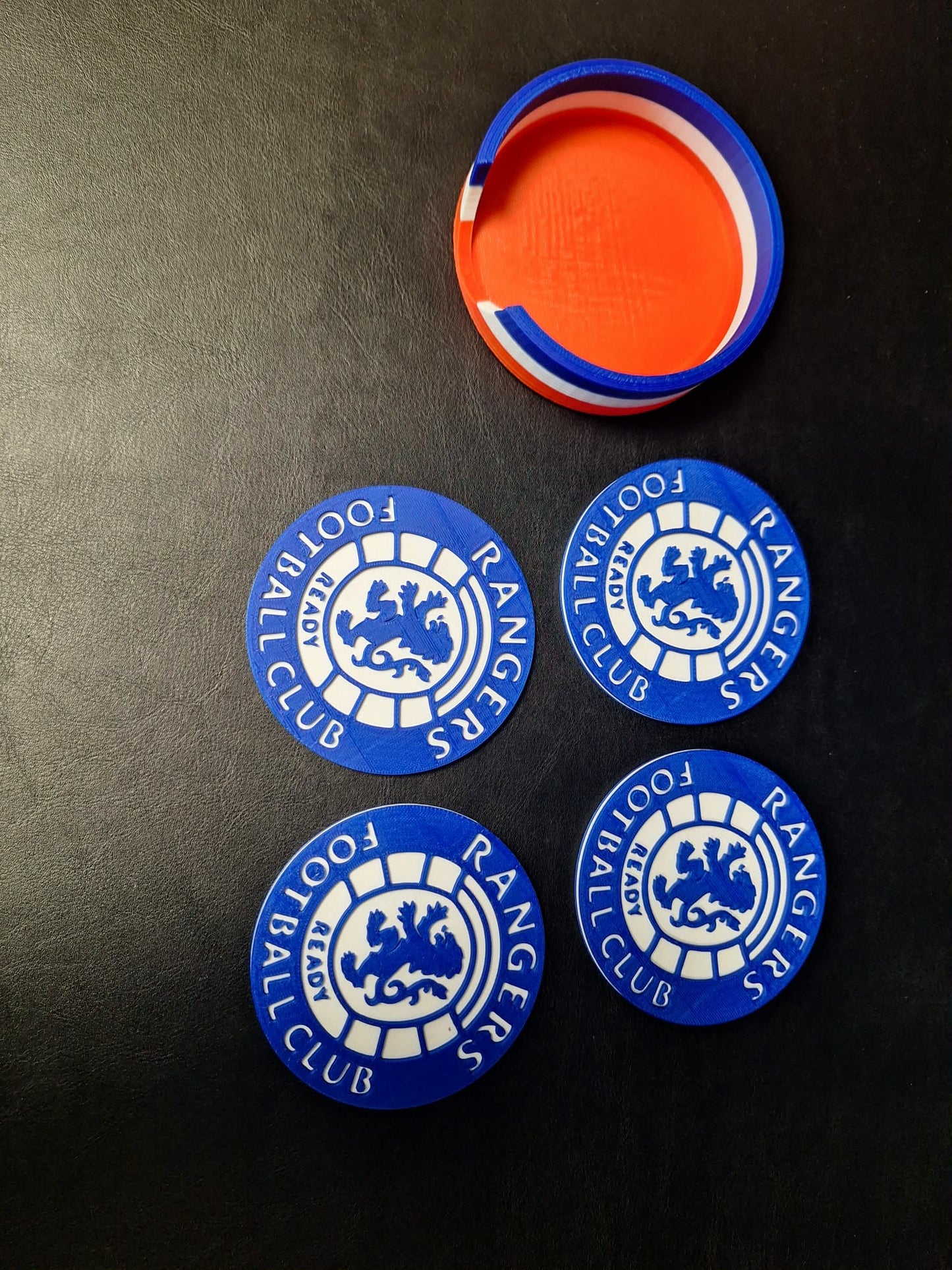 3D PRINTED FOOTBALL THEMED COASTERS