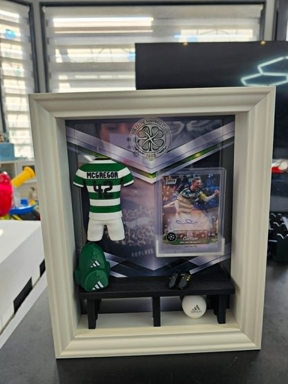 Celtic McGregor Signed Trading Card Locker Room Frame