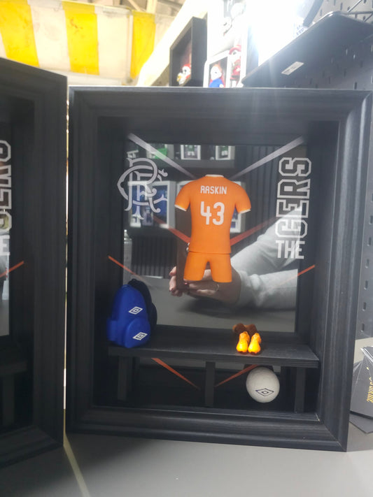 RANGERS FC 4TH KIT LOCKER ROOM FRAME - MADE TO ORDER