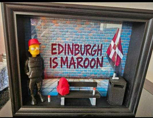 3D HEARTS GRAFITTI FRAME