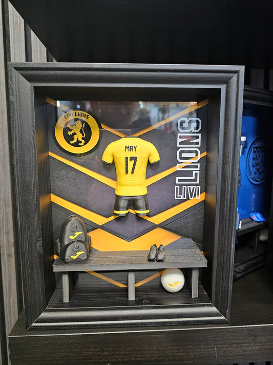 Livi Lions Locker Room Frame - May No.17 Black Frame