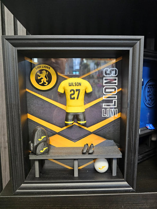Livi Lions Locker Room Frame - Wilson No.27 Black Frame