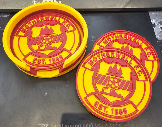 3D PRINTED FOOTBALL THEMED COASTERS