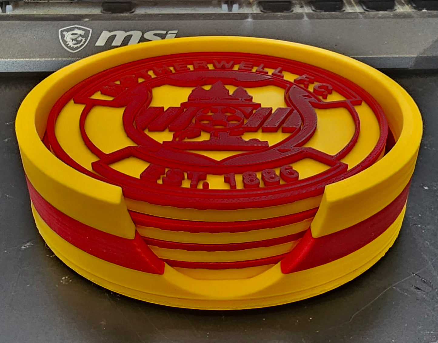 3D PRINTED FOOTBALL THEMED COASTERS