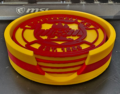 3D PRINTED FOOTBALL THEMED COASTERS