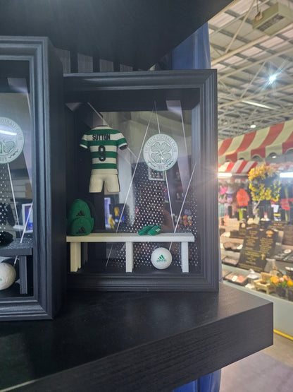 CELTIC FC HOME KIT LOCKER ROOM FRAME - MADE TO ORDER