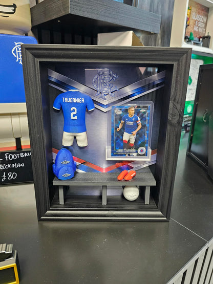 Rangers Tavernier Trading Card Locker Room Frame Numbered 13/75