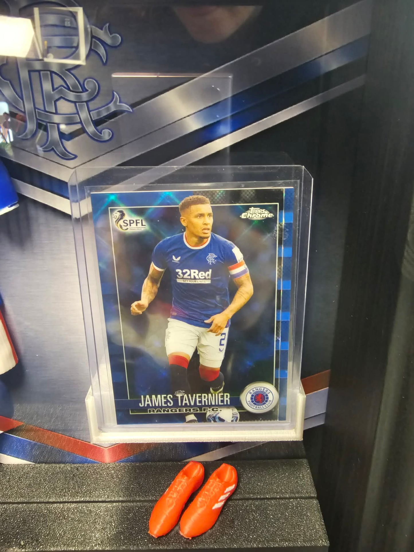 Rangers Tavernier Trading Card Locker Room Frame Numbered 13/75