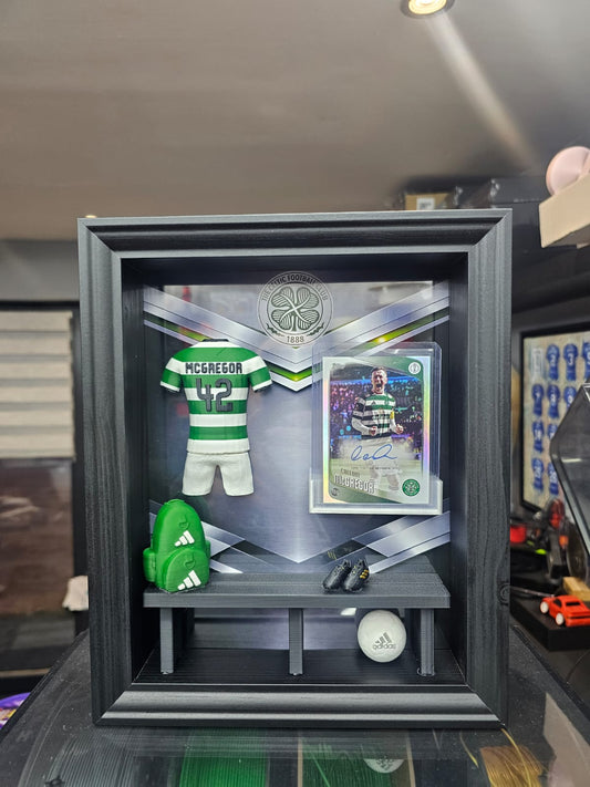 Celtic McGregor Signed Trading Card Locker Room Frame