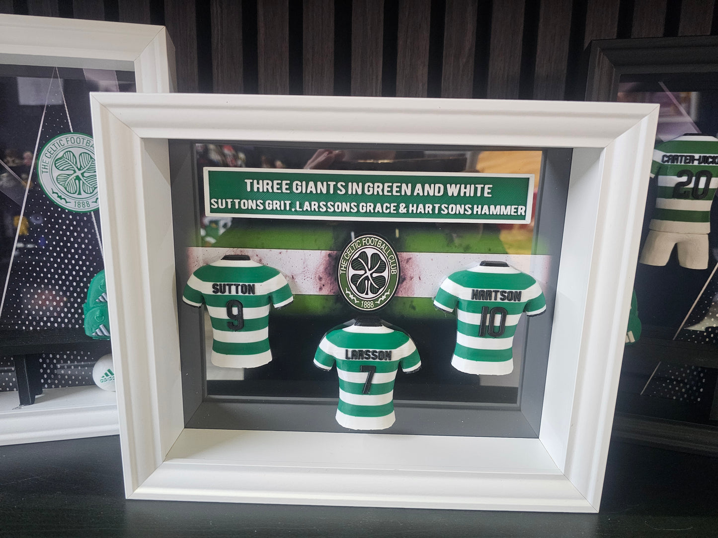 3D CELTIC ICON - SUTTON, LARSSON & HARTSON