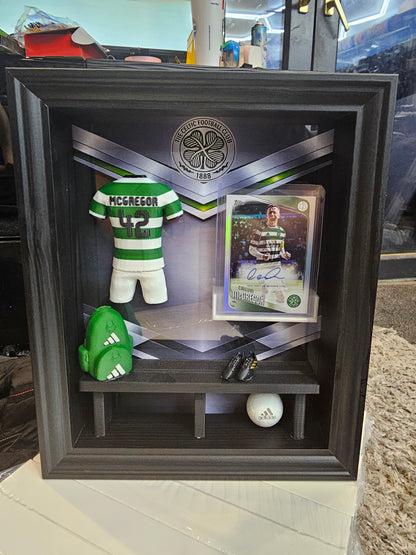 Celtic McGregor Signed Trading Card Locker Room Frame