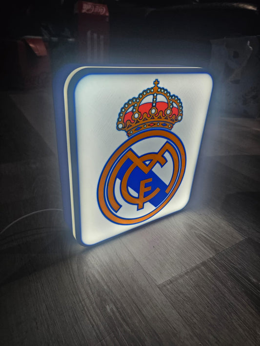 Real Madrid Football LED Light Box